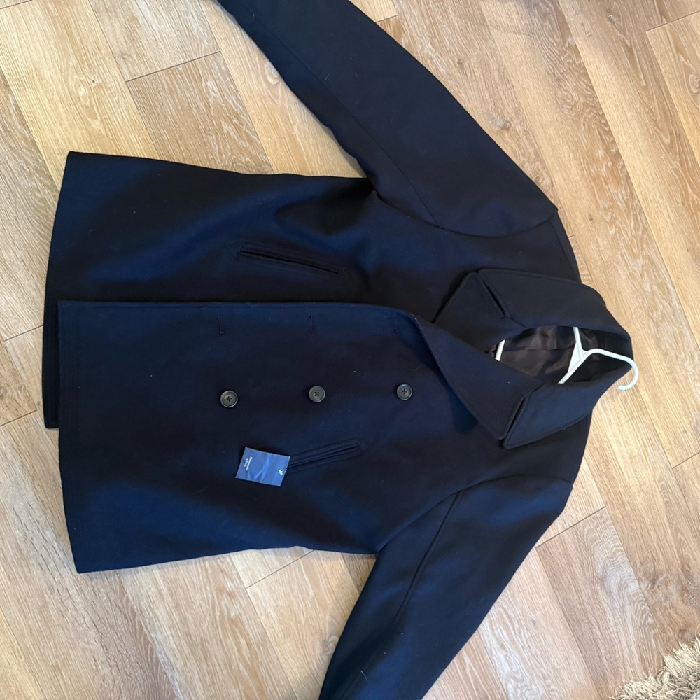 Men's Abercrombie & Fitch Navy Peacoat